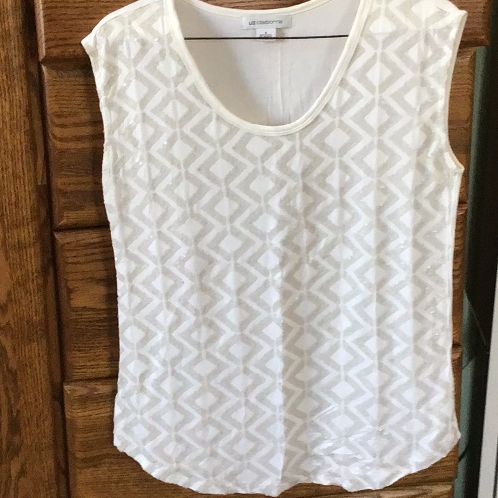 Sequined designed t shirt